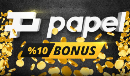 PAPEL’LE HER GÜN %10 BONUS CEBİNDE